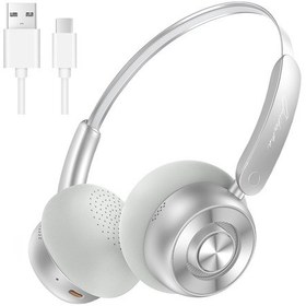 Resim Padalink Onıkuma Gt820 Kulaküstü Bluetooth Kulaklık: Hafif, Gürültü Engelleme, Stereo Ses, 32mm Sürücü, Otomatik Ayarlı Bağcıklı, Gümüş Renk 