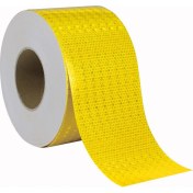 Resim Nzb Reflektörlü Reflektif Fosforlu Şerit Bant Reflek Ikaz Bandı 10 cm Sarı-46 Metre 