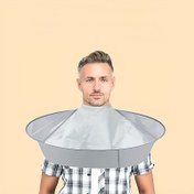 Resim Dayanıklı Polyester DIY Saç Kesme Cape - Kullanımı Kolay Şemsiye Saç Sarımı, Ev Temizliği ve Berberlik için Tıraşlı Saç Önlüğü - Ev Kullanımı için Koruyucu Kapak, Salon Cape | Şemsiye Cape'leri | Hafif Cape 