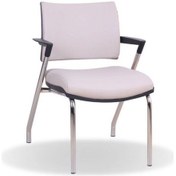 Resim Koltukstilim Sahra Beyaz Kumaş Ofis Koltuğu Beyaz 