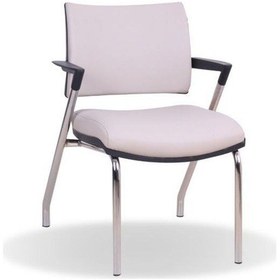 Resim Koltukstilim Sahra Beyaz Kumaş Ofis Koltuğu Beyaz 