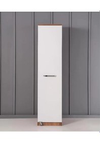 Resim Çok Amaçlı 90 Derece Açılabilir Tek Kapaklı Kiler Mutfak Dolabı 