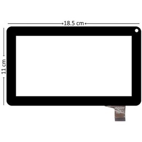 Resim 7'' Inç Czy6334-Fpc Uyumlu 7'' Inç Siyah Dokunmatik 