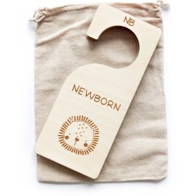 Resim AŞKTOPLARIM Safari Temalı Yenidoğan Kıyafet Askısı Ayırıcı| Bebek Odası Dolap- Gardrop Elbise Düzenleyici 