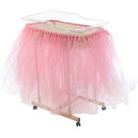 Resim Hastane Küvöz Eteği. Kristal Tüllü. 16 M2. Pembe 