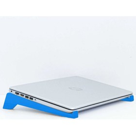 Resim Bk Gift Taşınabilir Ahşap Mavi Notebook Laptop Standı 