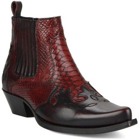 Resim Bordo Kösele Western Kovboy Bot 