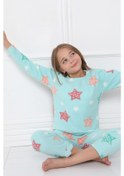 Resim Sleeproom Kişlik Çocuk Polar Pijama Takim Turkuaz 