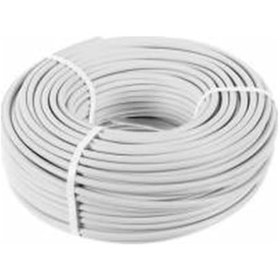 Resim (25 Metre) 2x1.5 Ttr Cca Elektrik Kablosu-cca Kablo Beyaz 2x1.5 