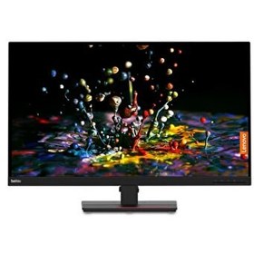 Resim ThinkVision P32P-20 62A2GAT2TK 31.5" UHD Type-C ve Rj-45 Yükseklik Ayarlı Pivot Özellikli Monitör 