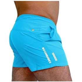 Resim Boomenbex Gökyüzü Mavisi Şort Mayo - Deniz Şortu Turkuaz 