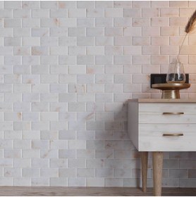 Resim TUQCO Doğaltaş Fileli 5 X 10 Golden Eskitme Mermer Mozaik 