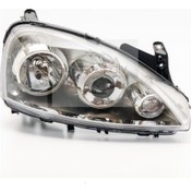 Resim Opel Corsa C Yıl 2003-2009 Depo Sağ Far Mercekli Zizala 1216176 