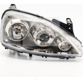Resim Opel Corsa C Yıl 2003-2009 Depo Sağ Far Mercekli Zizala 1216176 