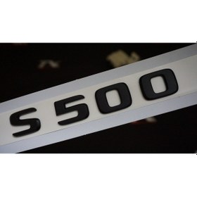 Resim DK Tuning S500 Bagaj Yazı Logo Mat Siyah Renk Oem Ürün 
