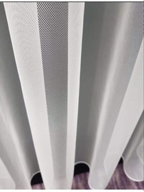 Resim Tül Perde Fransız Danteli Zemini Sade Spor Tül Perde. (331042246) 