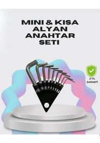 Resim 9 Parça Kısa Tip Alyan Seti Isıl İşlemli Semeglbl - 94 Profesyonel Kullanım 
