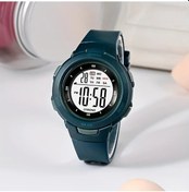 Resim Elmpaly Mingrui Çocuk Digital Saat Koyu Yeşil Su Geçirmez Işıklı Tarih Alarm Diğer 