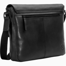 Resim Memphis Deri Messenger Evrak Çantası 32 cm Lüks - Açık Kahverengi 