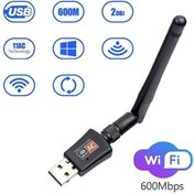 Resim Platoon PL-9334 600Mbps Antenli 2Dbi Usb WiFi Kablosuz Alıcı Adaptör WLAN 
