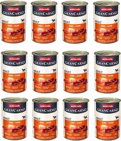 Resim Animonda Gran Carno Sığır Ve Tavuklu Köpek Konserve 400 G X 12 Adet 
