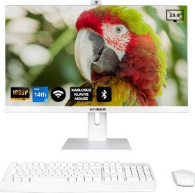 Resim Xaser XS161 i3-14100 16 GB 1 TB SSD 23.8" Free Dos AIO Masaüstü Bilgisayar 