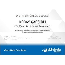 Resim Purefer Açık Kasa Su Arıtma Cihazı Vontron Mebran 5 Li Set (349393867) 