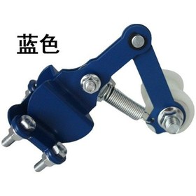 Resim Maiyame Motosiklet Zincir Gerginlik Regülatörü Evrensel Tip Mavi Vites Zincir Ayar Cihazı Teker Rastgele Renk 