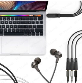 Resim BK Teknoloji 3.5mm 1 Giriş 3 Çıkış Çoklayıcı 5+1 Ses Sistemi Bağlantı Kablosu 