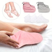 Resim 102 Parça El ve Ayak Bakım Seti, Nemlendirici Ayakkabı Kılıfı, Hafif Bej Renkli SPA Ürünleri ile Kullanılabilir, Kolay Taşınabilir ve Yumuşak Ayak Koruyucu Çoraplar, Günlük Bakım İçin Uygun 