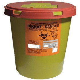 Resim ÇELİKPENÇE 10 Adet Tıbbi Atık Kutusu 2lt. + Tıbbi Atık Torbası 2 Adet 