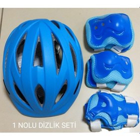 Resim Erkek Çocuk Kask Ve Dizlik-Dirseklik Seti Belgeli (426807574) 