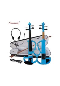Resim Sinomusik Evh005 Mavi Elektro Keman 