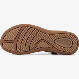 Resim Valmenti Kadın Hakiki Deri Camel Düz Sandalet 1141 47962-4 Bn Sndlt Y26 Camel/bronze/strass 