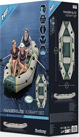 Resim Bestway Hydro-Force Ranger Elite X3 Şişme Bot Set 