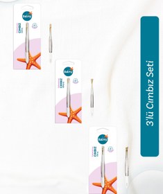 Resim Balmy 3'lü Cımbız Seti (geniş Uç, Dar Uç, Yan Uç) 