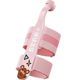 Resim Honmex Öğrenci İçin Kalem Tutuşu Düzeltici, Çift Bileklikli Ayarlanabilir, Abs + Nylon Malzeme, Ayı Desenli Gümüş 