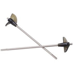 Resim Geeroyoo Wltoys Wl917 Kumandalı Bot İçin 2 Adet Dayanıklı Paslanmaz Çelik Ve Plastik Perde, Montaj Uyumlu Değişim Parçası -- 