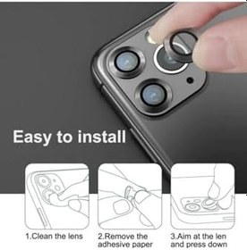 Resim Iphone 13 Uyumlu Kamera Lens Koruyucu Kırılmaz Metal Çerçeveli Kamera Lens Koruma 
