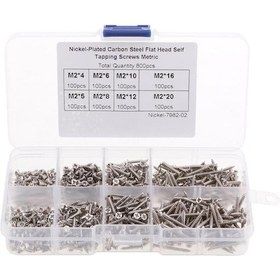 Resim Suntek 800 Adet M2 Çapraz Düz Başlı Kendinden Kılavuzlu 