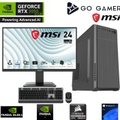 Resim Go Gamer S91D Intel Core I3 14100F 16GB 512GB SSD RTX3050 Msı 24" / Windows 11 Pro Masaüstü Bilgisayar 