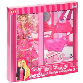 Resim 221 GM SWEET GIRL WITH WARDROBE - MARKET TROLLEY 