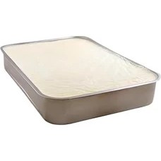 Resim Storemax Yoğurt Tepsisi Paslanmaz Çelik Çok Amaçlı Dikdörtgen Büyük Metal Tava Fırın Saklama Kabı (36,5 x 26,5 x 6,5 Cm, 304 (18/10) Kalite, Bulaşık Makinesinde Yıkanabilir, Gıdaya Uygun, Kolay Temizlenebilir) 