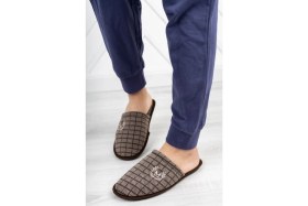 Resim Stwenn Erkek Ev Terliği Kahverengi Misafir Terliği Hafif Yapı ile Konforlu Kullanım 