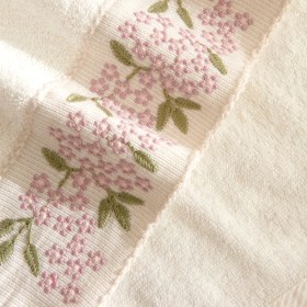 Resim Karaca Home Artisan Arke %100 Pamuk Nakışlı El Havlusu Ekru 30x50 Cm Ekru 