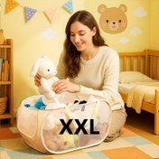 Resim 1 adet, Katlanabilir Oyuncak ve Bebek Depolama Sepeti, Peluş Oyuncak Depolama Sepeti, 4 Mevsim için Hediye, Oyuncak Depolama 