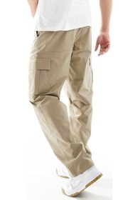 Resim Nike Club Chino Woven Trousers Canvas Cargo Pant Dokuma Canvas Kargo Cepli Pantalon Bej Kahverengi 