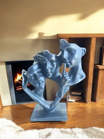 Resim Polyester,konuşma Duyma Görme Figür Siyah Renk Heykel Biblo 