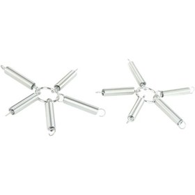 Resim Wezone 2 Adet Paslanmaz Çelik Lastik Zincir Gerginleştirici - 23cm, Bahçe Traktörü Ve Kar Püskürtücü İçin Hassas Tasarım 