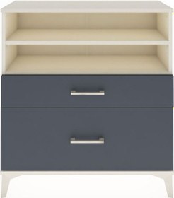 Resim Arges Şifonyer 2 Raflı 2 Çekmeceli 88x30x96 Aytaşı-antrasit Aytaşı 